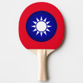 Taiwanees Embleem Tafeltennisbatje (Voorkant)
