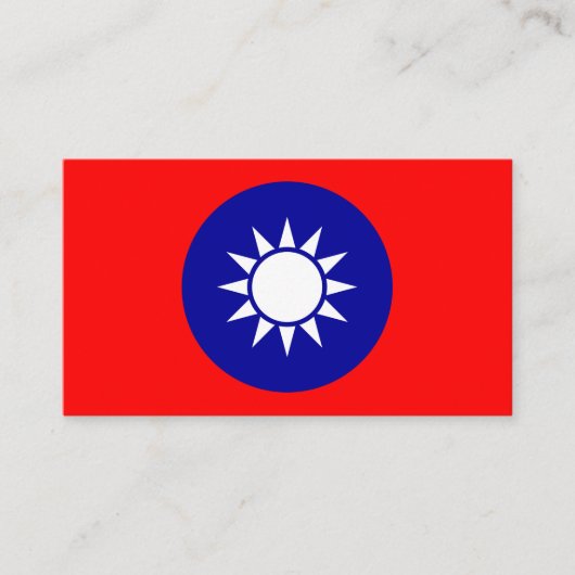 Taiwanees nationaal embleem, Taiwan Visitekaartje (Voorkant)