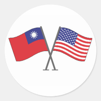 Taiwanese Amerikaanse Sticker