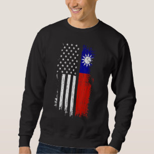 Taiwanese Amerikaanse vlag - Pride Taiwan USA Trui