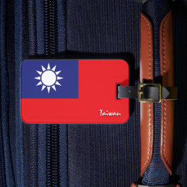 Taiwanese Bagagelabels, patriottische Taiwanese vl Bagagelabel