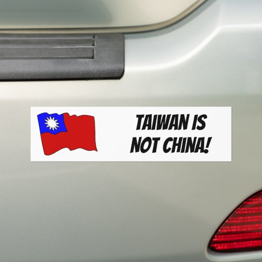 Taiwanese Bumpersticker (Op auto)