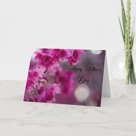 Taiwanese Cherry Tree Blossom Kaart (Voorkant)