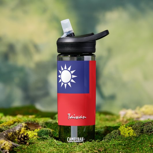 Taiwanese fles, patriottische Taiwanese vlag Waterfles (Buiten)