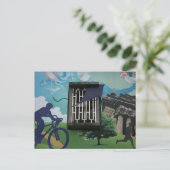 Taiwanese graffiti, Taipei, Taiwan Briefkaart (Staand voorkant)