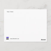 Taiwanese graffiti, Taipei, Taiwan Briefkaart (Achterkant)