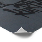 Taiwanese graffiti, Taipei, Taiwan Poster (Hoek)