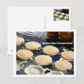 Taiwanese impressie/roodbruinkoeken 紅 餅 briefkaart (Voorkant / Achterkant)