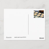 Taiwanese impressie/roodbruinkoeken 紅 餅 briefkaart (Achterkant)