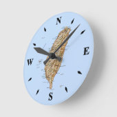 Taiwanese kaartklok ronde klok (Hoek)