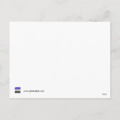 Taiwanese kerstman feestdagenkaart (Achterkant)