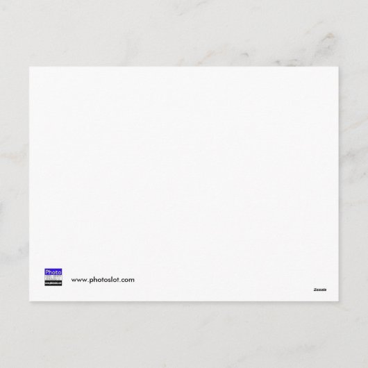 Taiwanese kerstman feestdagenkaart (Achterkant)