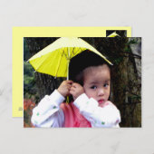 © Taiwanese kleine meid Briefkaart (Voorkant / Achterkant)