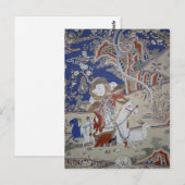 Taiwanese kunst briefkaart (Voorkant / Achterkant)