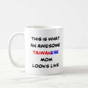 Taiwanese moeder, geweldig koffiemok