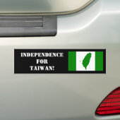Taiwanese OnafhankelijkheidsBumpersticker Bumpersticker (Op auto)