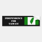 Taiwanese OnafhankelijkheidsBumpersticker Bumpersticker (Voorkant)