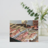 Taiwanese onderdrukking/gegrilde vierkant briefkaart (Staand voorkant)