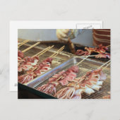 Taiwanese onderdrukking/gegrilde vierkant briefkaart (Voorkant / Achterkant)