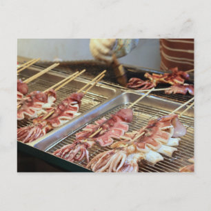 Taiwanese onderdrukking/gegrilde vierkant briefkaart