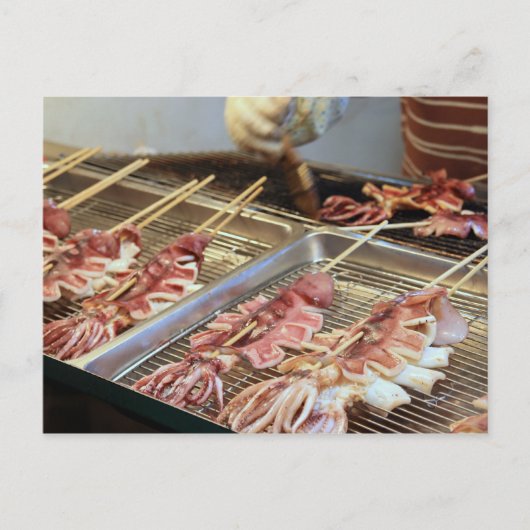 Taiwanese onderdrukking/gegrilde vierkant briefkaart (Voorkant)