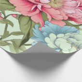 Taiwanese pioenen cadeaupapier (Hoek)