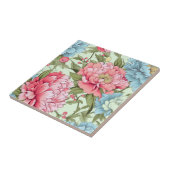 Taiwanese pioenen tegeltje (Zijkant)