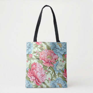 Taiwanese pioenen tote bag