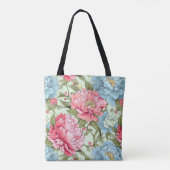 Taiwanese pioenen tote bag (Achterkant)