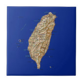 Taiwanese plattegrond tegeltje (Voorkant)