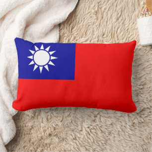 Taiwanese vlag 台灣國旗 Republiek China, Táiwān Guóqí Kussen