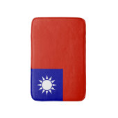 Taiwanese vlag badmat (Voorkant Verticaal)