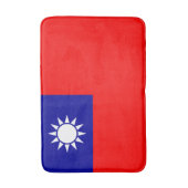 Taiwanese vlag badmat (Voorkant Verticaal)