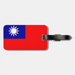 Taiwanese vlag bagagelabel