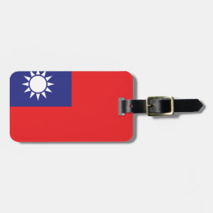 Taiwanese vlag bagagelabel