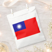 Taiwanese vlag bedankzakje (Geknipt)
