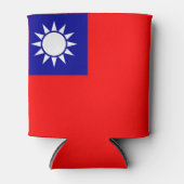 Taiwanese vlag blikjeskoeler (Voorkant)
