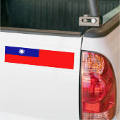 Taiwanese vlag bumpersticker (Op Truck)