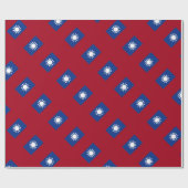 Taiwanese vlag cadeaupapier (Vlak)