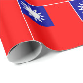 Taiwanese vlag cadeaupapier (Rol Hoek)