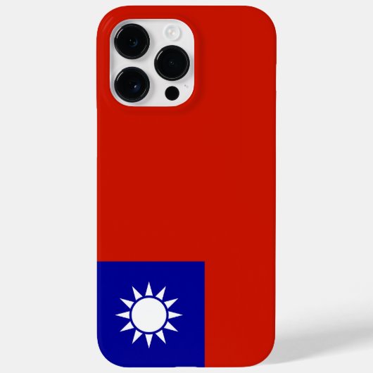 Taiwanese vlag Case-Mate iPhone case (Achterkant)