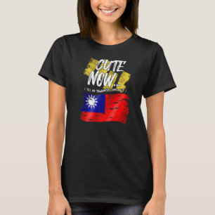 Taiwanese vlag drukt tot mijn Taiwanese vlag T-shirt