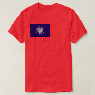 Taiwanese vlag en embleem t-shirt