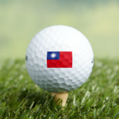 Taiwanese vlag golfballen (Insitu Shirt)