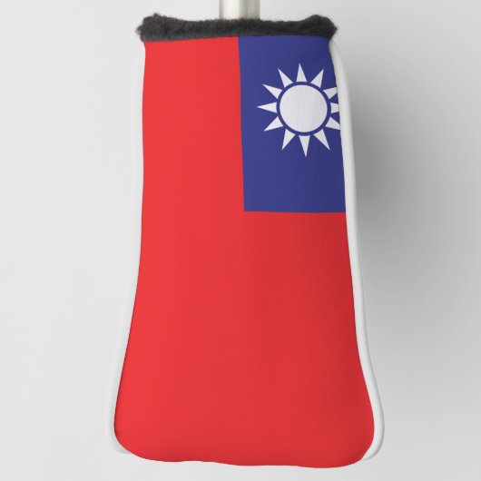 Taiwanese vlag golfheadcover (Draai 90)
