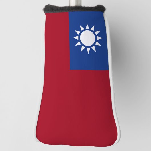 Taiwanese vlag golfheadcover (Draai 90)