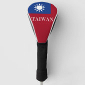 Taiwanese vlag golfheadcover (Voorkant)