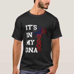 Taiwanese vlag Het zit in mijn DNA-boommolecuul Ta T-shirt