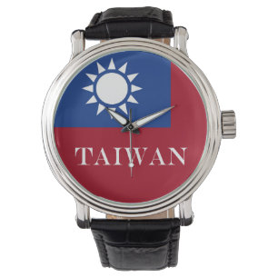 Taiwanese vlag horloge