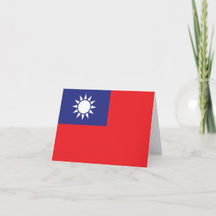 Taiwanese vlag kaart